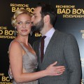 Katherine Heigl gets a kiss from husband Josh Kelley at the Paris premiere of ‘One For the Money’ at Cinema Gaumont Marigan, Paris, January 31, 2012