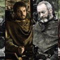 Stannis Baratheon, Renly Baratheon, Davos Seaworth, Melisandre in ‘Game of Thrones’ Season 2