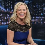 Amy Poehler has a laugh on ‘Late Night with Jimmy Fallon’ in New York City on May 2, 2012