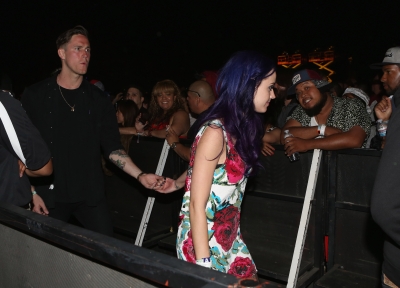 Katy Perry attends the Coachella Valley Music Festival on April 15, 2012