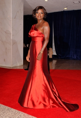 Viola Davis arrives at the 98th Annual White House Correspondents’ Association Dinner at the Washington Hilton in Washington, DC on April 28, 2012