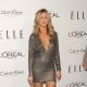 Jennifer Aniston arrives at ELLE’s 18th Annual Women in Hollywood Tribute held at the Four Seasons Hotel in Los Angeles on October 17, 2011 