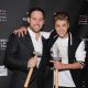 Scooter Braun and Justin Bieber attend the 3rd annual Tribeca Disruptive Innovation Awards during the 2012 Tribeca Film Festival at NYU Paulson Auditorium, New York City, on April 27, 2012