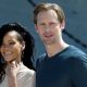 Rihanna and Alexander Skarsgard attend the ‘Battleship’ Photo Call at the Battleship Missouri Memorial, Pearl Harbor, Oahu, Hawaii, on April 28, 2012 