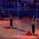 William Levy and Cheryl Burke, Donald Driver and Peta Murgatroyd, and Maksim Chmerkovskiy and Melissa Gilbert take part in the team paso doble on ‘Dancing with the Stars,’ April 30, 2012