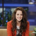 Kristen Stewart gives two thumbs up during an interview on ‘The Tonight Show With Jay Leno’ in Burbank, Calif., on May 4, 2012