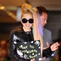 Lady Gaga is spotted at Narita International Airport in Toyko on May 8, 2012