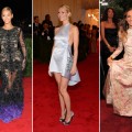 Beyonce, Gwyneth Paltrow & Sarah Jessica Parker at the 2012 Met Gala in NYC
