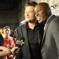 Blake Shelton and Jermaine Paul chat with Access Hollywood at ‘The Voice’ finale in Los Angeles on May 8, 2012