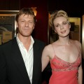 Sean Bean and Georgina Sutcliffe during ‘The Island’ New York City Premiere - Inside Arrivals at Ziegfeld Theater in New York City on July 11, 2005