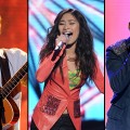 Phillip Phillips, Jessica Sanchez and Joshua Ledet