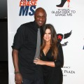 Lamar Odom and Khloe Kardashian attend the 19th Annual Race To Erase MS - ‘Glam Rock To Erase MS’ event at the Hyatt Regency Century Plaza in Century City, Calif., on May 18, 2012