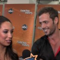 Cheryl Burke and William Levy backstage after Night 1 of the Season 14 ‘Dancing with the Stars’ finals, May 21, 2012