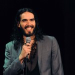 Russell Brand is all smiles while performing on stage at the Music Box at Borgata Hotel Casino and Spa in Atlantic City, N.J., on May 5, 2012
