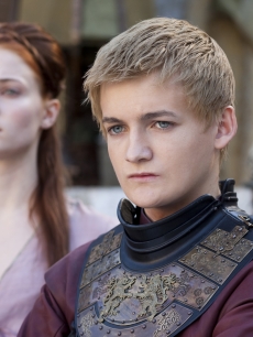 Sophie Turner as Sansa Stark and Jack Gleeson as King Joffrey Baratheon in ‘Game of Thrones’ Season 2