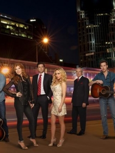 Robert Wisdom as Coleman, Charles Esten as Deacon, Connie Britton as Rayna, Eric Close as Teddy, Hayden Panettiere Juliette, Powers Boothe as Lamar, Sam Palladio as Gunnar, Clare Bowen as Scarlett and Jonathan Jackson as Avery in ‘Nashville,’ airing Wednesdays at 10 PM on ABC