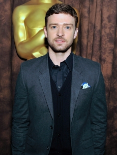 Justin Timberlake attends the centennial tribute to Gene Kelly at AMPAS Samuel Goldwyn Theater in Beverly Hills, Calif. on May 17, 2012