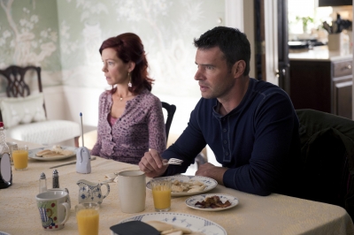 Carrie Preston and Scott Foley in ‘True Blood’ Season 5