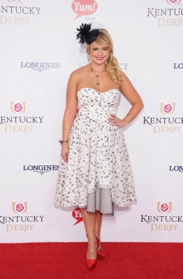 Miranda Lambert arrives at the 138th Kentucky Derby at Churchill Downs in Louisville, KY, on May 5, 2012