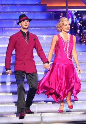 Mark Ballas and Katherine Jenkins take the stage on ‘Dancing with the Stars,’ May 14, 2012