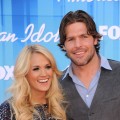 Carrie Underwood and Mike Fisher arrive at ‘American Idol’ Season 11 Grand Finale Show at Nokia Theatre L.A. Live on May 23, 2012
