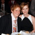 Cynthia Nixon (right) poses with Christine Marinoni at the at the Point Foundation ‘Point Honors The Arts’ Benefit at Capitale in New York City on March 7, 2008 