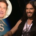 Russell Brand, inset: Alec Baldwin