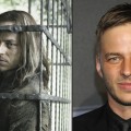 Tom Wlaschiha as Jaqen H’ghar in ‘Game of Thrones’ Season 2 (left), and at a Sky Atlantic launch event in Germany in May 2012 (right)