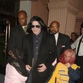 Michael Jackson visits Harrods in London, England with his children Paris Jackson and Prince Jackson on October 11, 2005