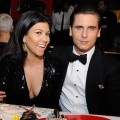 Kourtney Kardashian and Scott Disick celebrate New Year’s Eve at the Sugar Factory American Brasserie at the Paris Las Vegas on December 31, 2011 