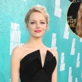 Emma Stone, inset: Jennifer Lawrence