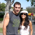 Tyler Christopher & Eva Longoria at the ‘Best Friends’ Super Pet Adoption Festival at La Brea Tar Pits in Los Angeles, California on October 5, 2003