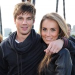 Matt Lanter and Angela Stacy attend the ‘90210’ Season 4 Wrap Party at Pink Taco in Los Angeles on March 18, 2012 