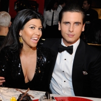 Kourtney Kardashian and Scott Disick celebrate New Year’s Eve at the Sugar Factory American Brasserie at the Paris Las Vegas on December 31, 2011 