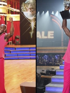 Donald Driver and Peta Murgatroyd celebrate winning ‘Dancing with the Stars’ Season 14, May 22, 2012