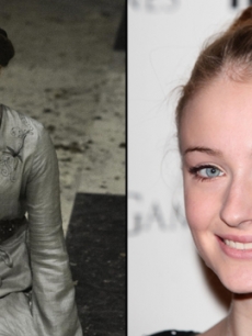 Sophie Turner as Sansa Stark in ‘Game of Thrones’; Sophie Turner at the ‘GOT’ DVD release in London, February 29, 2012