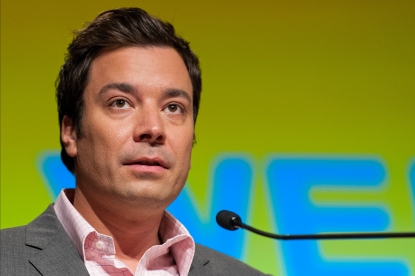 Jimmy Fallon speaks on stage during the 2012 Book Expo America: Adult Book & Author Breakfast at Jacob K. Javits Convention Center, New York City, on June 7, 2012 