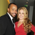 Donald Faison and Cacee Cobb attend an after party celebrating the press night performance of ‘All New People’ at St Martin’s Lane Hotel in London on February 28, 2012