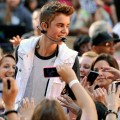 Justin Bieber performs on NBC’s the ‘Today’ show at Rockefeller Plaza in New York City  on June 15, 2012
