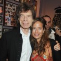 Mick and Jade Jagger attend the Jade Jagger shop opening party in London on November 25, 2009