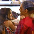 Katie Holmes and daughter Suri Cruise visit Sundaes and Cones in the East Village in New York City on July 3, 2012