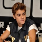 Justin Bieber at an autograph signing and fan meet and greet in New York City on June 19, 2012  