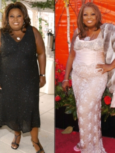 Star Jones in 2003 (right) and in 2004 (left)
