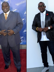 Randy Jackson in 2003 (left) and in 2012 (right)
