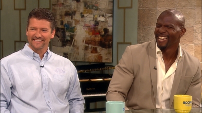 Todd Palin and Terry Crews stop by Access Hollywood Live on June 22, 2012