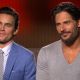 Matt Bomer and Joe Manganiello chat with Access Hollywood at the ‘Magic Mike’ junket in Los Angeles on Jun 23, 2012