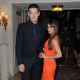‘Glee’ stars Cory Monteith and Lea Michele arrive at the Versace Haute-Couture show as part of Paris Fashion Week at the Ritz hotel in Paris on July 1, 2012
