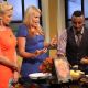 Former ‘Top Chef Masters’ winner Marcus Samuelson whips up his specialty on the set of Access Hollywood Live on July 9, 2012