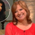 Caroline Manzo stops by Access Hollywood Live on July 10, 2012 / inset: Teresa Giudice 