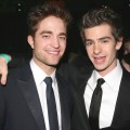 Robert Pattinson and Andrew Gardield attend HBO’s 68th Annual Golden Globe Awards Official After Party held at The Beverly Hilton hotel in Beverly Hills, Calif. on January 16, 2011